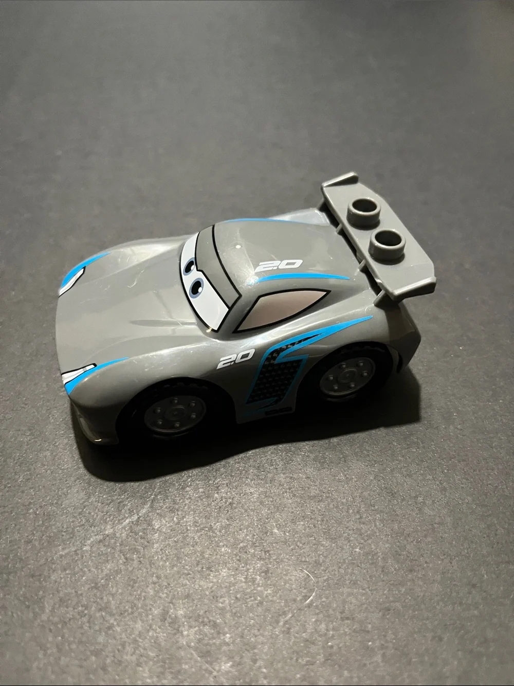 LEGO Duplo 2012 Disney Pixar Race Car Gray Jackson Storm